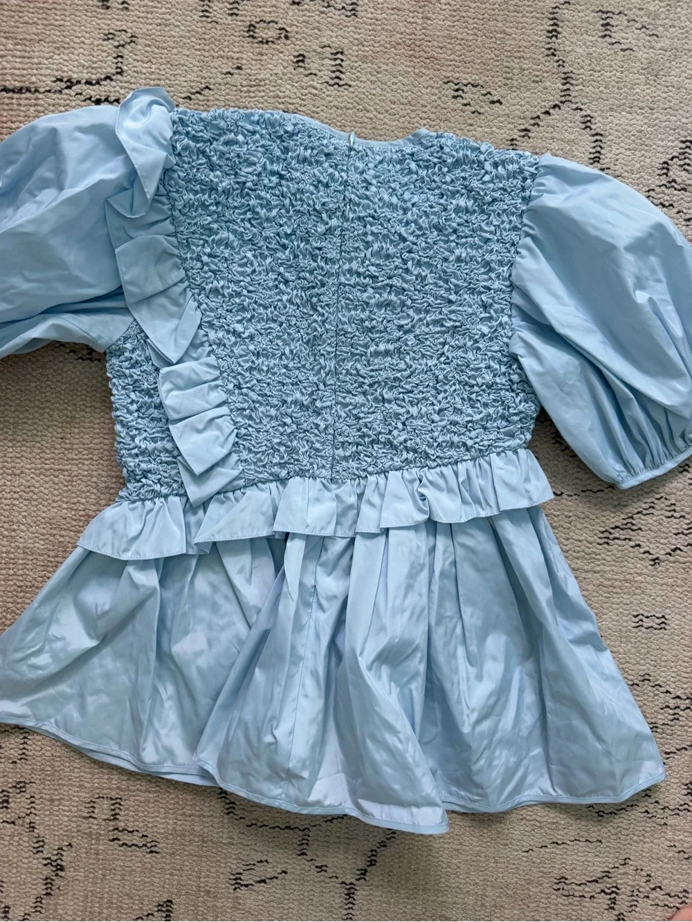 CECILIE BAHNSEN
Ruched-Bodice Puff-Sleeve Blouse - Picture 3 of 6